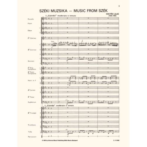 László, Gulyás - Music from Szek