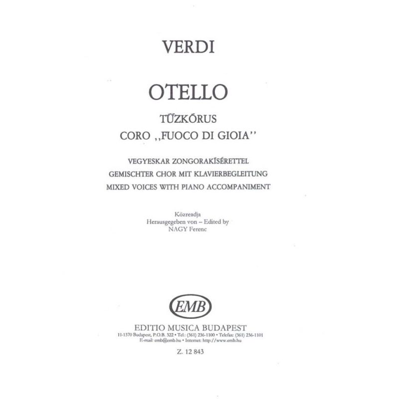 Verdi, Giuseppe - Othello-Tuzkorus