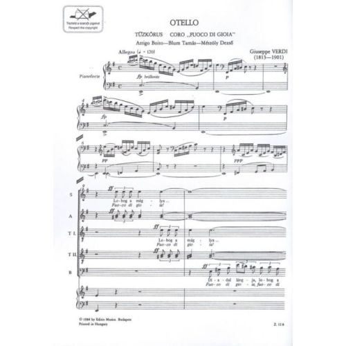 Verdi, Giuseppe - Othello-Tuzkorus