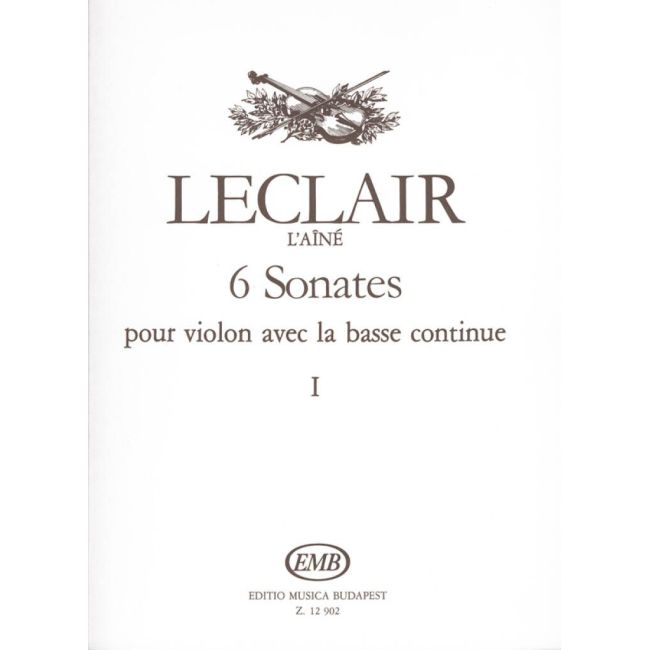 Leclair, Jean-Marie - 6 Sonatas Vol. 2