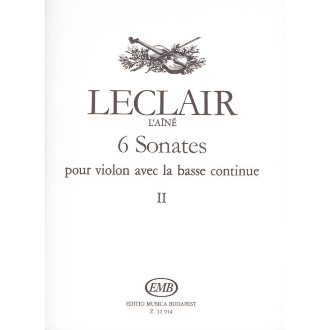 Leclair, Jean-Marie - 6 Sonatas Vol. 1