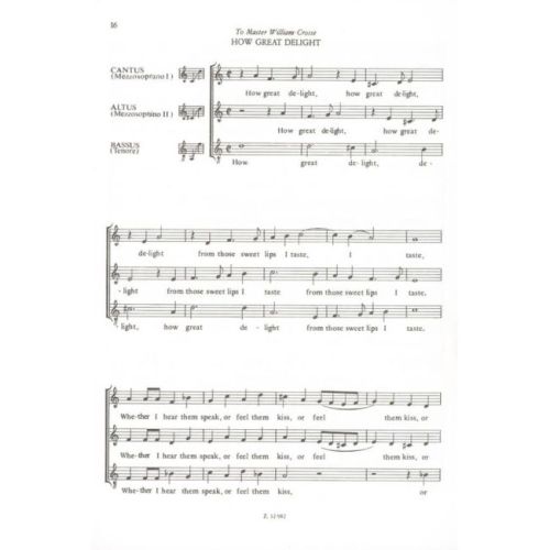 Tomkins, Thomas - Songs of Three Parts