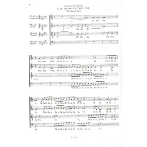 Tomkins, Thomas - Songs of Four Parts
