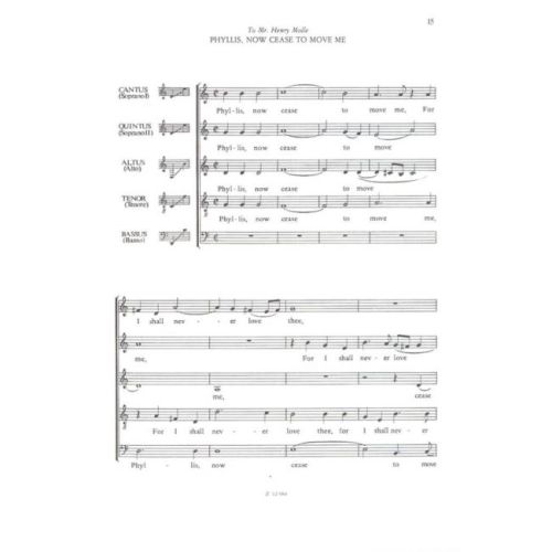 Tomkins, Thomas - Songs of Five Parts