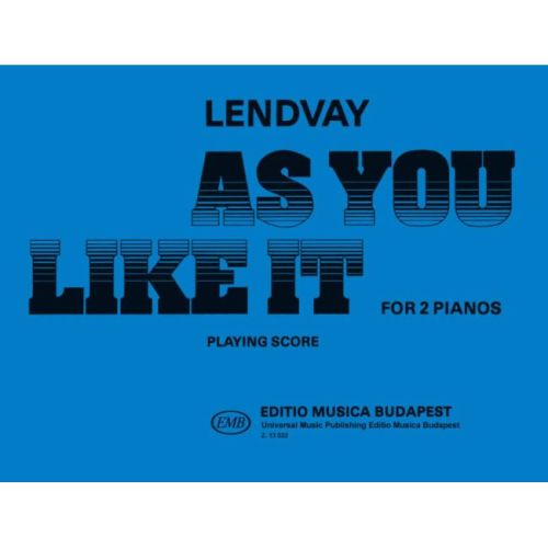 Lendvay, Kamilló - As You...