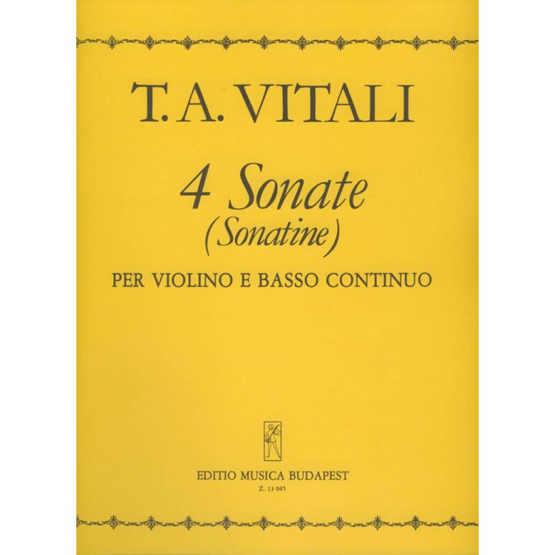 Vitali, Tomaso Antonio - 4 Sonate (Sonatine)