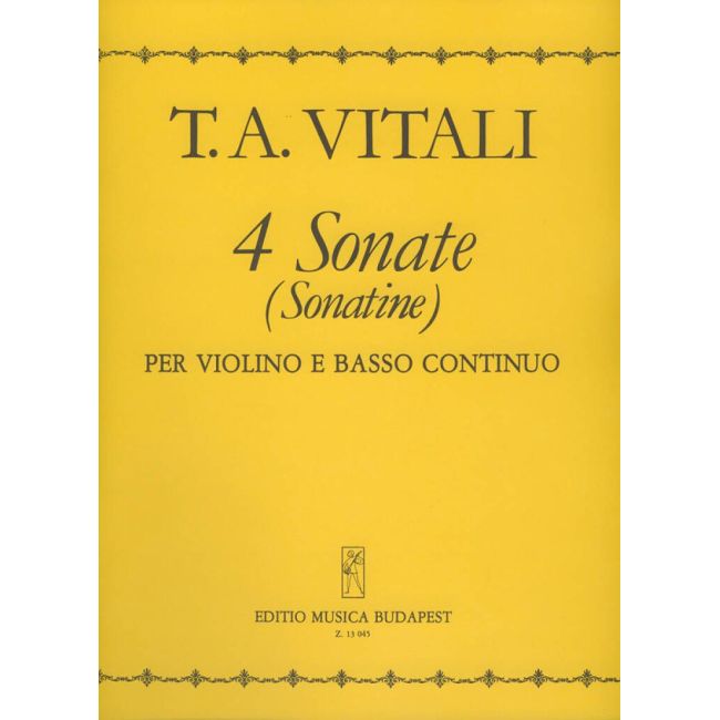 Vitali, Tomaso Antonio - 4 Sonate (Sonatine)
