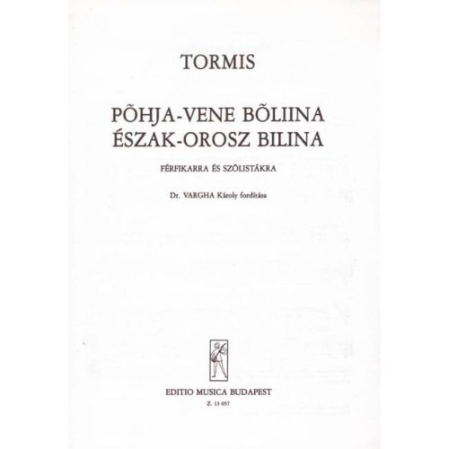 Tormis, Veljo - Eszak-orosz...