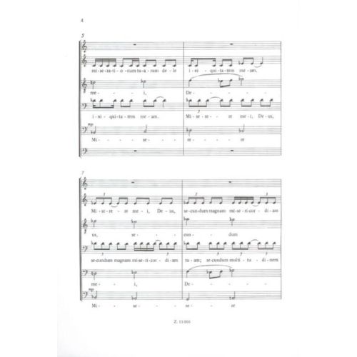 Szöllösy, András - Miserere a 6 voci