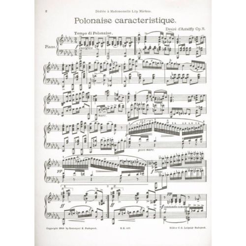 Antalffy-Zsiross, Dezsö - Polonaise caracteristique