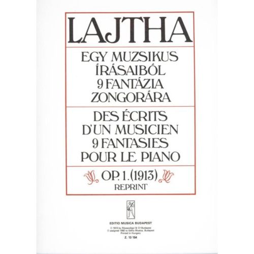 Lajtha, Laszlo - Des ecrits...