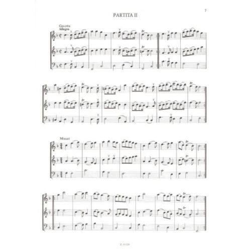 Vitali, Giovanni Battista - Partita a 3