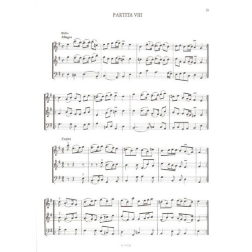 Vitali, Giovanni Battista - Partita a 3