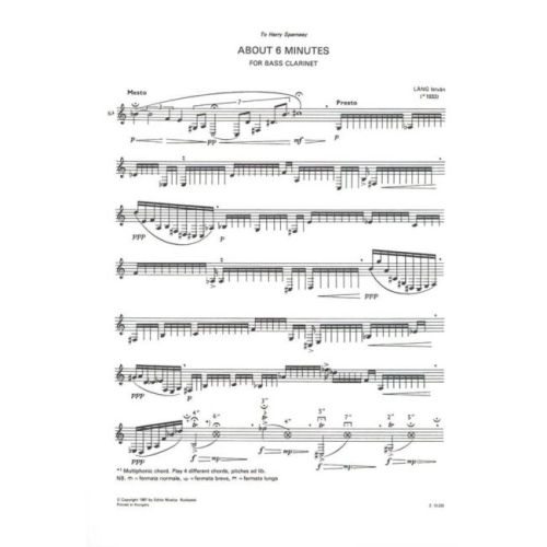 Láng, István - About 6 Minutes