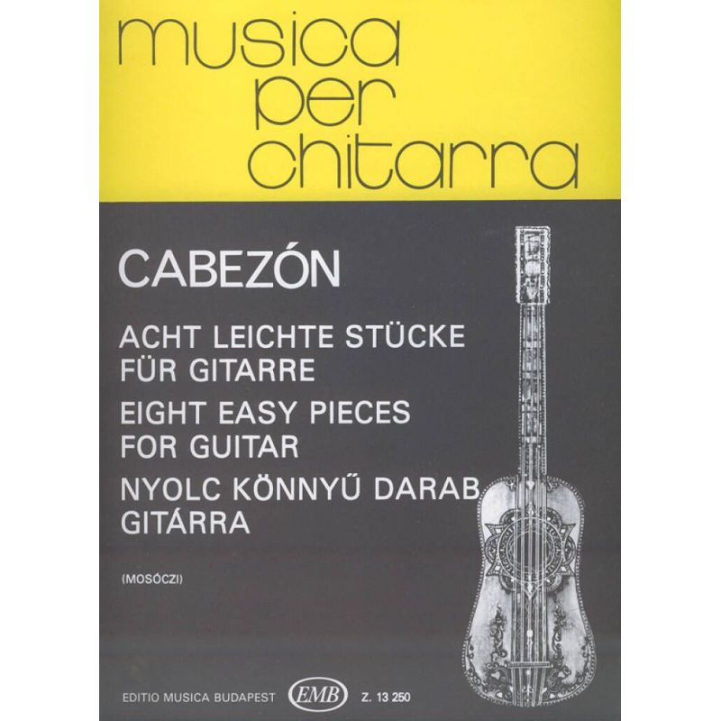 Cabezón, Antonio de - Eight Easy Pieces