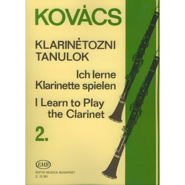 Kovács, Béla - I Learn to Play the Clarinet Vol.2