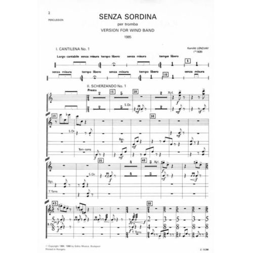 Lendvay, Kamilló - Senza Sordina