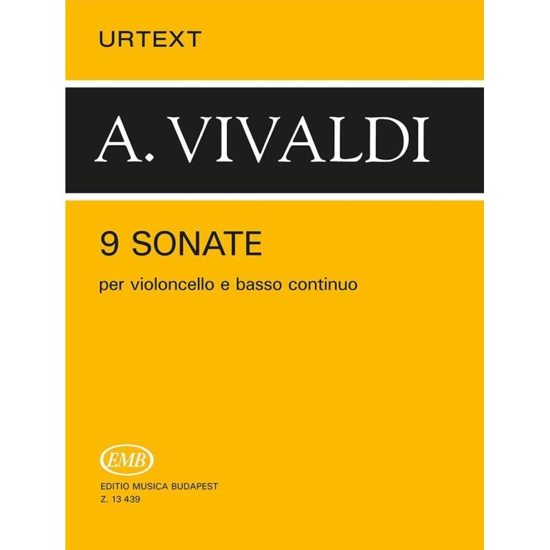 Vivaldi, Antonio - 9 Sonatas (cello and piano)