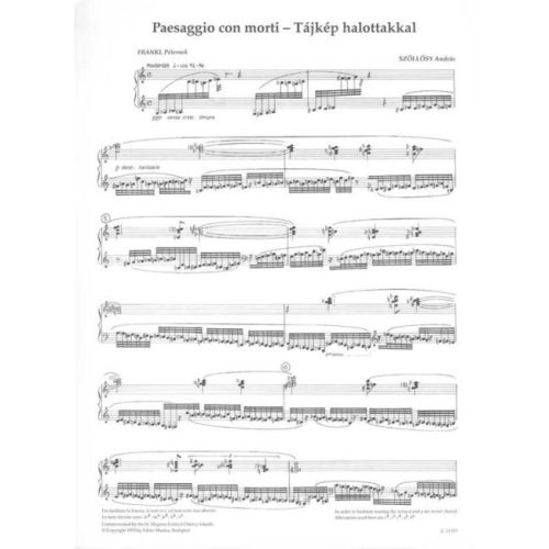 Szöllösy, András - Paesaggio con morti