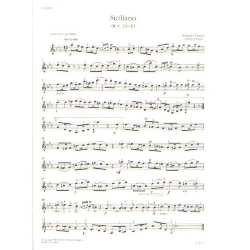 Vivaldi, Antonio - Siciliano RV 256/II