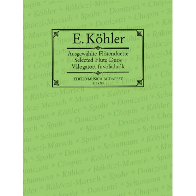 Köhler, Ernesto - Selected Flute Duos