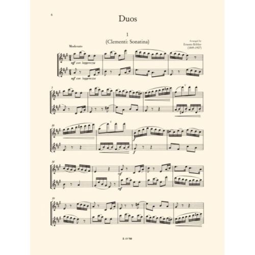 Köhler, Ernesto - Selected Flute Duos