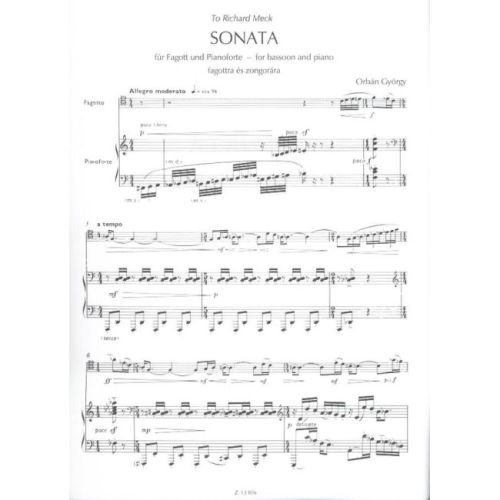 Orbán, György - Sonata