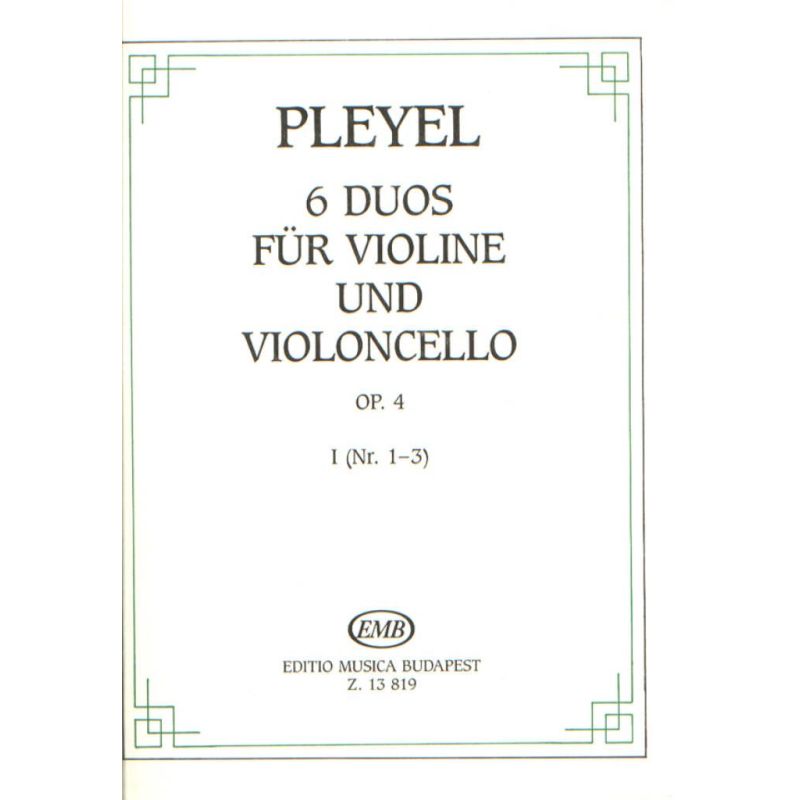 Pleyel, Ignace - 6 Duos Vol. 1