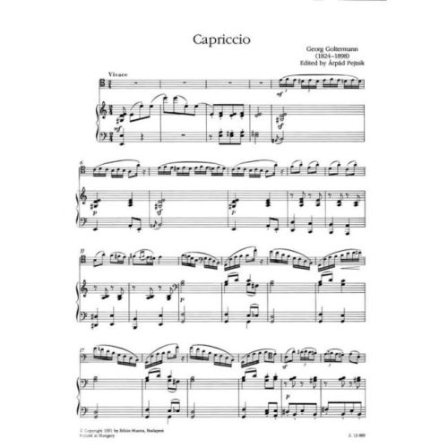 Goltermann, Georg - Capriccio