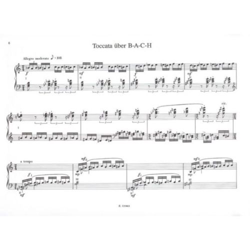 Wunderlich, Heinz - Introduktion und Toccata