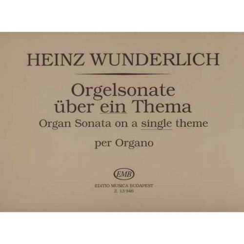 Wunderlich, Heinz - Organ...