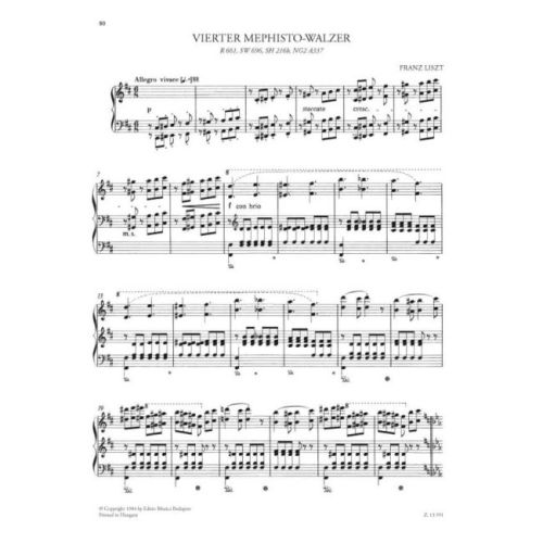 Liszt, Franz - Five Mephisto Waltzes - Mephisto Polka