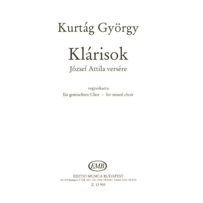 Kurtág, György - Beads