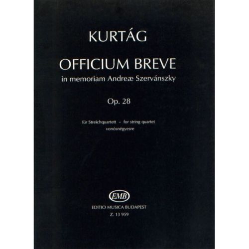 Kurtág, György - Officium...