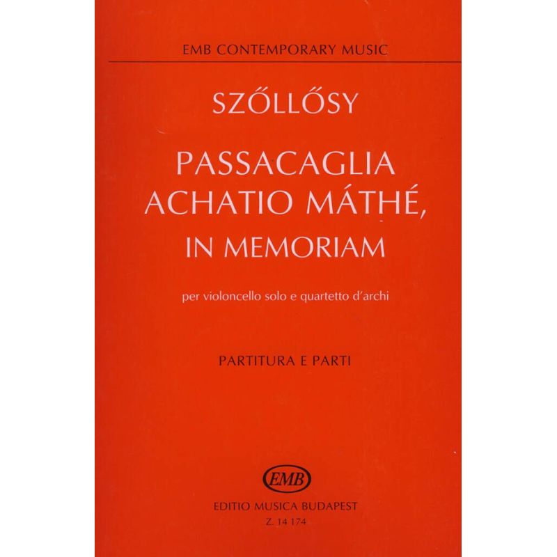 Szöllösy, András - Passacaglia Achatio Mathe