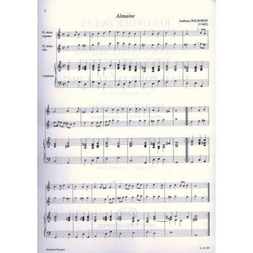 malina, Janos - Recorder Duets (descant and treble recor