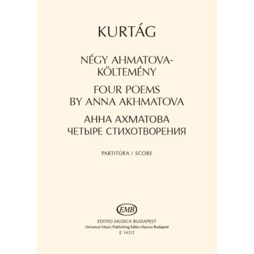 Kurtág, György - Four Poems...