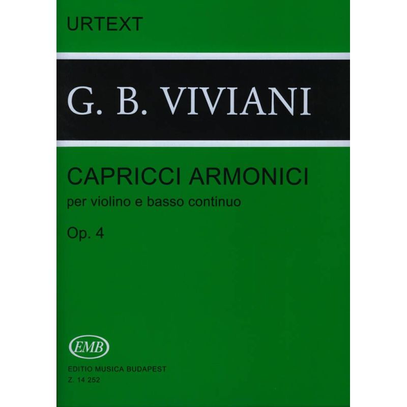 Viviani & Kertesz - Capricci armonici per violino e basso co
