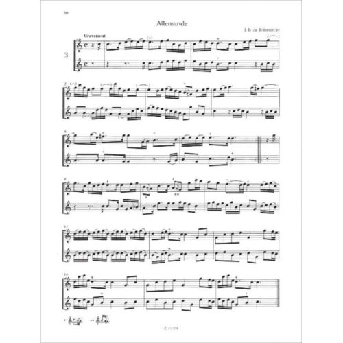 Baroque Dances for two treble recorders