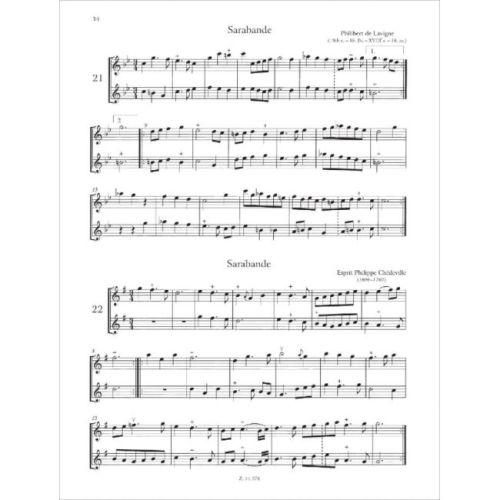 Baroque Dances for two treble recorders
