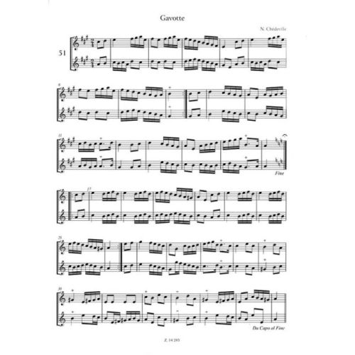 Baroque Dances for two descant recorders