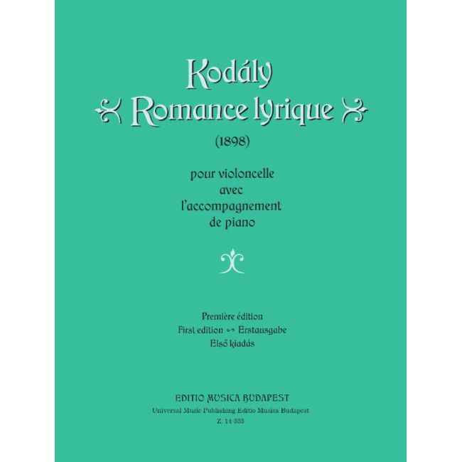 Kodály, Zoltán - Romance Lyrique (cello and piano)