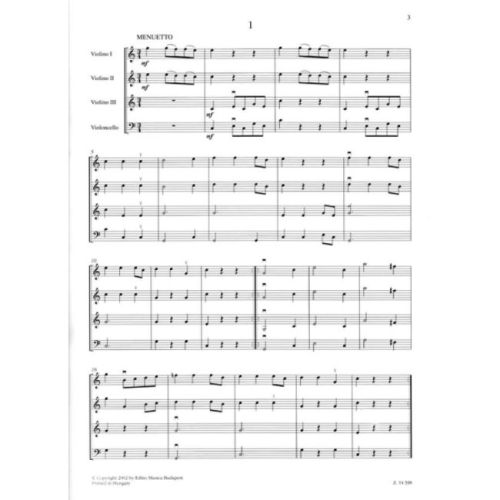 Haydn, Franz Joseph - 14 easy pieces for children's string orc