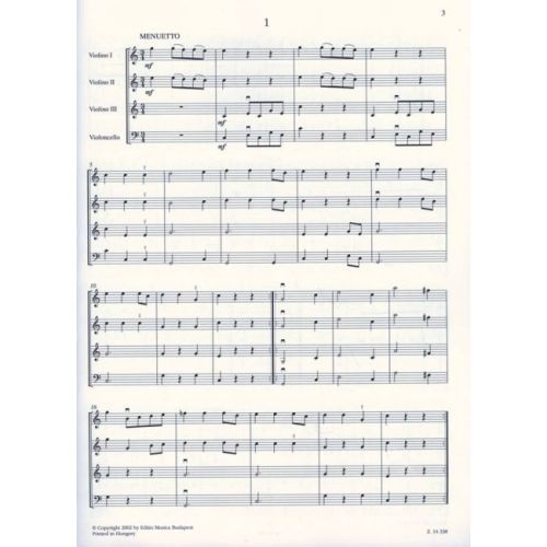 Haydn, Franz Joseph - 14 easy pieces for children's string orc
