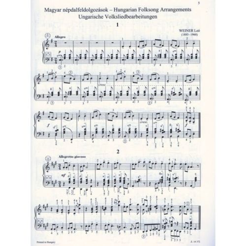Hungarian Music for accordion