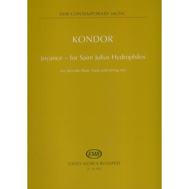 Kondor, Adam - Joyance - for Saint Julius Hydrophilos