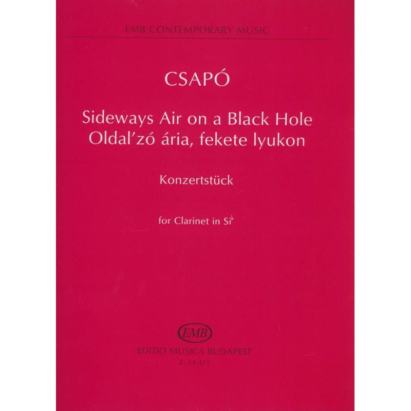 Csapó, Gyula - Sideways Air on a Black Hole