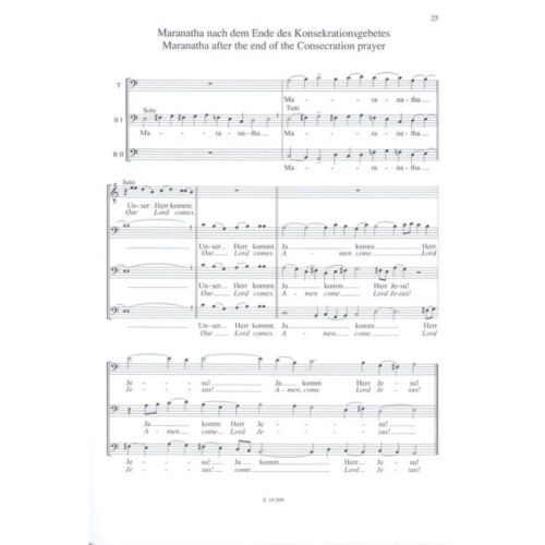 Wunderlich, Heinz - Oecumenic Mass (vocal score)