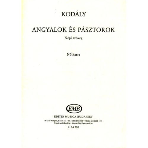 Angyalok es pasztorok. SSAAA