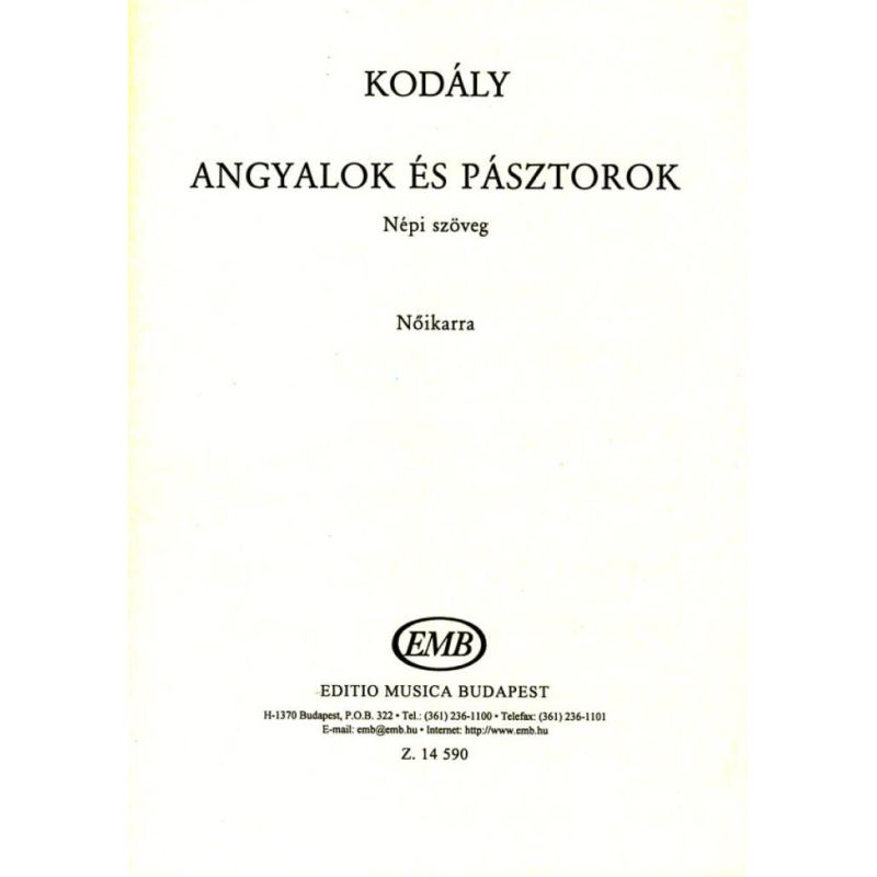 Angyalok es pasztorok. SSAAA